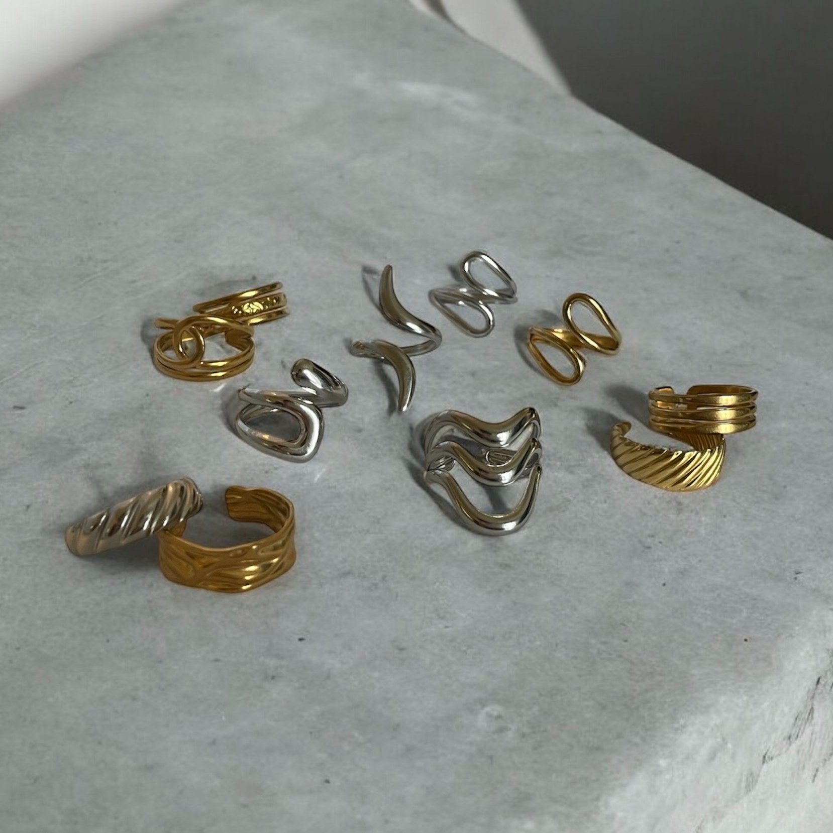 Bague ajustable en acier inoxydable