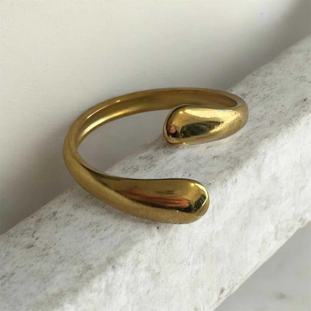 Bague ajustable Justesse dorée