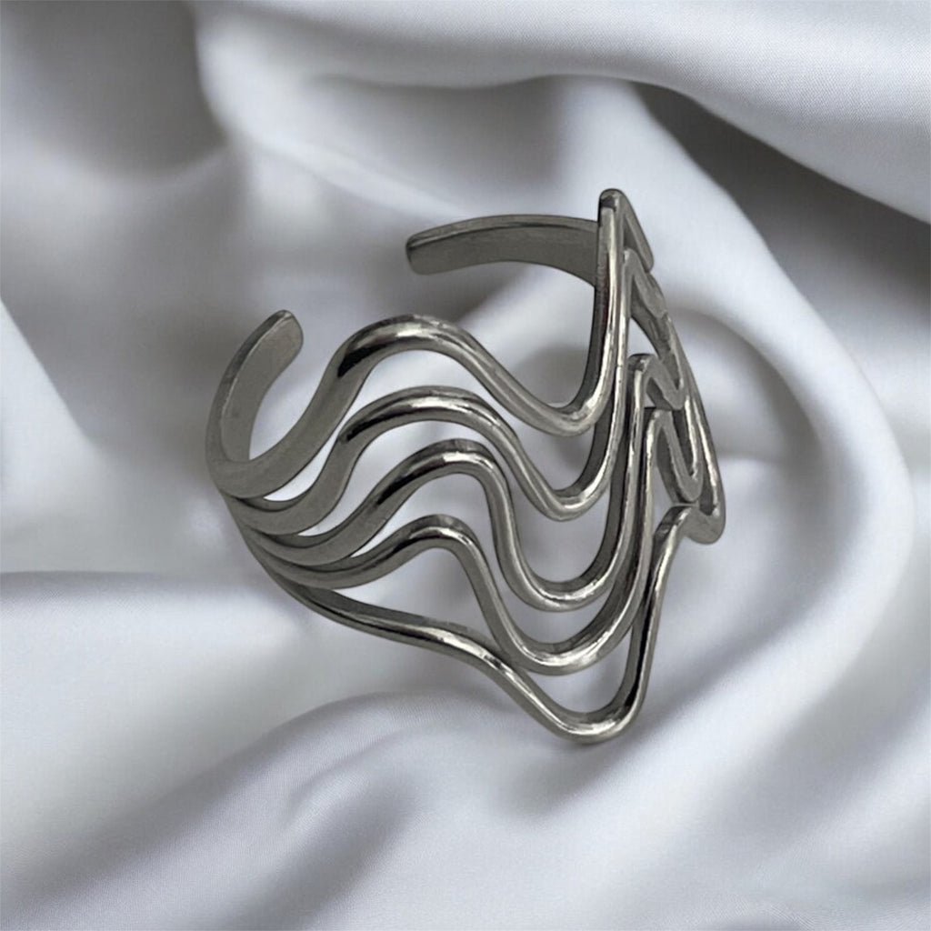 Bague ajustable Ondes