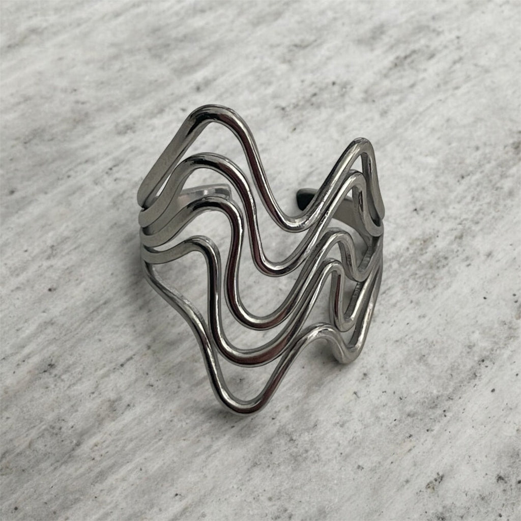 Bague ajustable Ondes