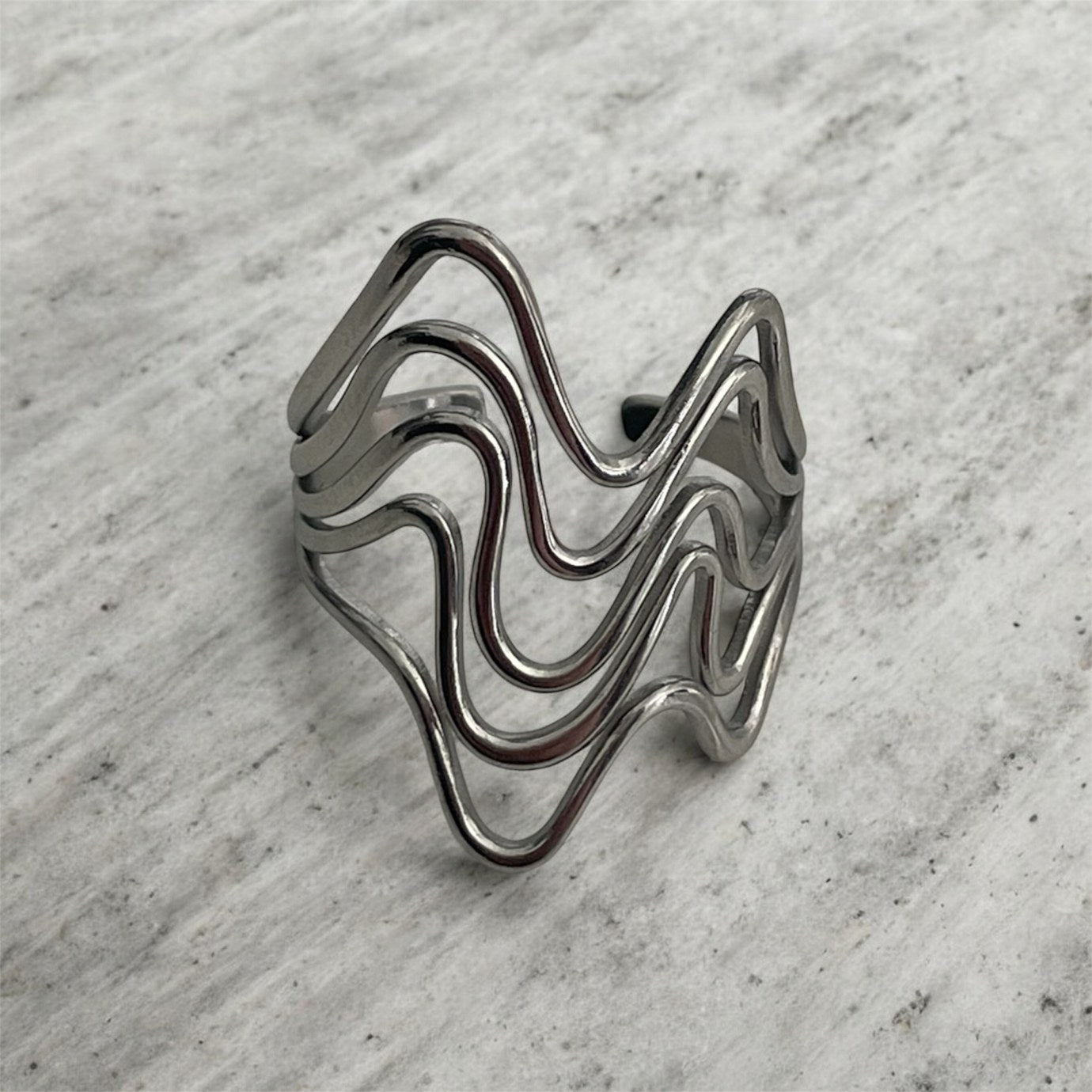 Bague ajustable Ondes