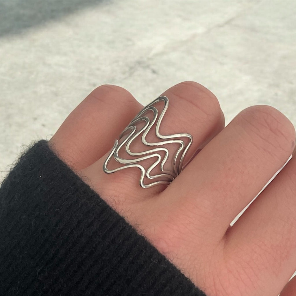 Bague ajustable Ondes