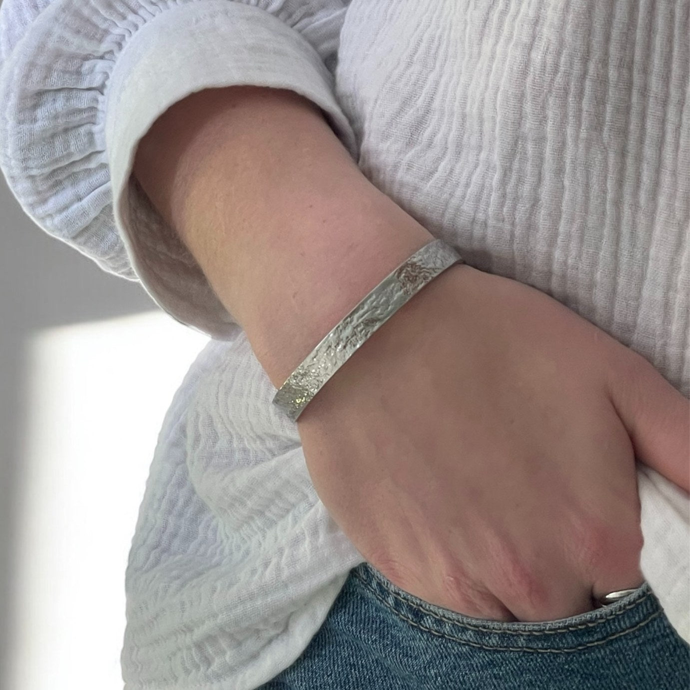 Bracelet manchette Incandescence