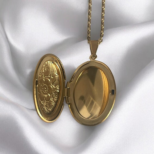 Collier médaillon ouvrable Essence