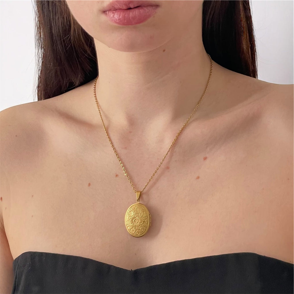 Collier médaillon ouvrable Essence - OZORA