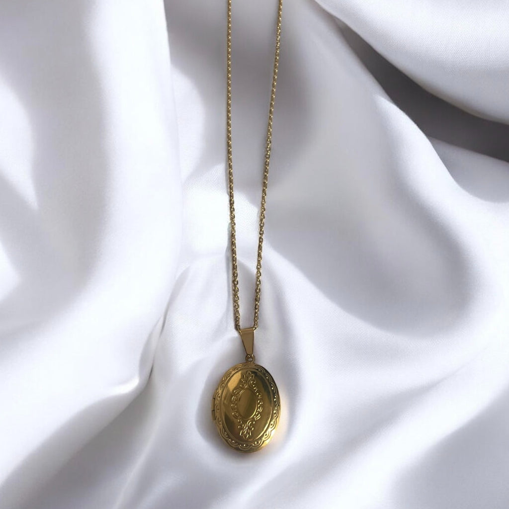 Collier médaillon ouvrable Intention