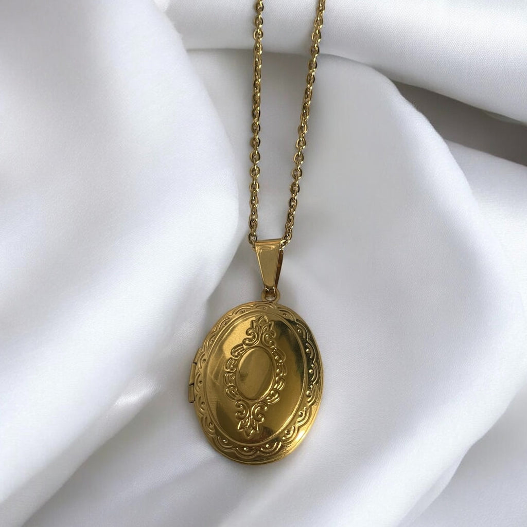 Collier médaillon ouvrable Intention