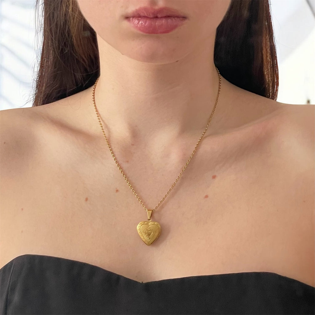 Collier médaillon ouvrable Intimité - OZORA