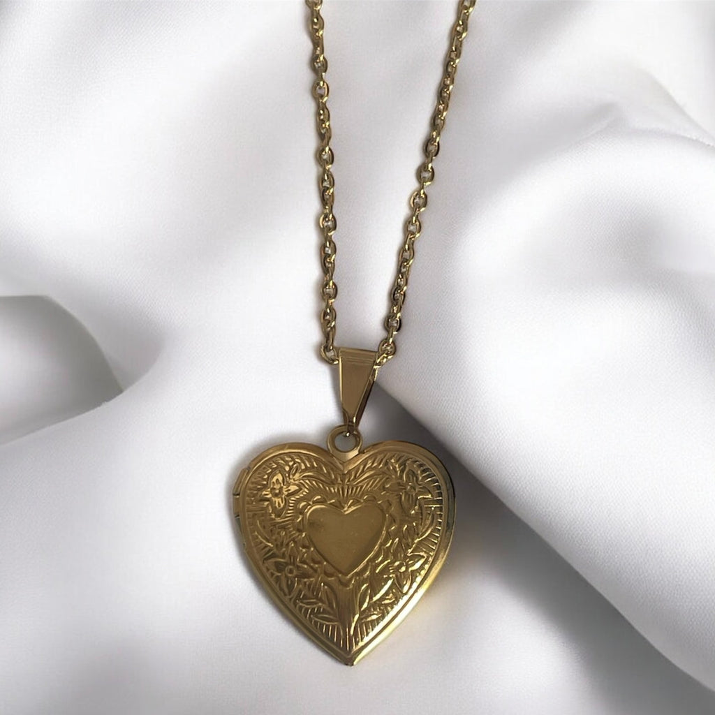 Collier médaillon ouvrable Intérieur