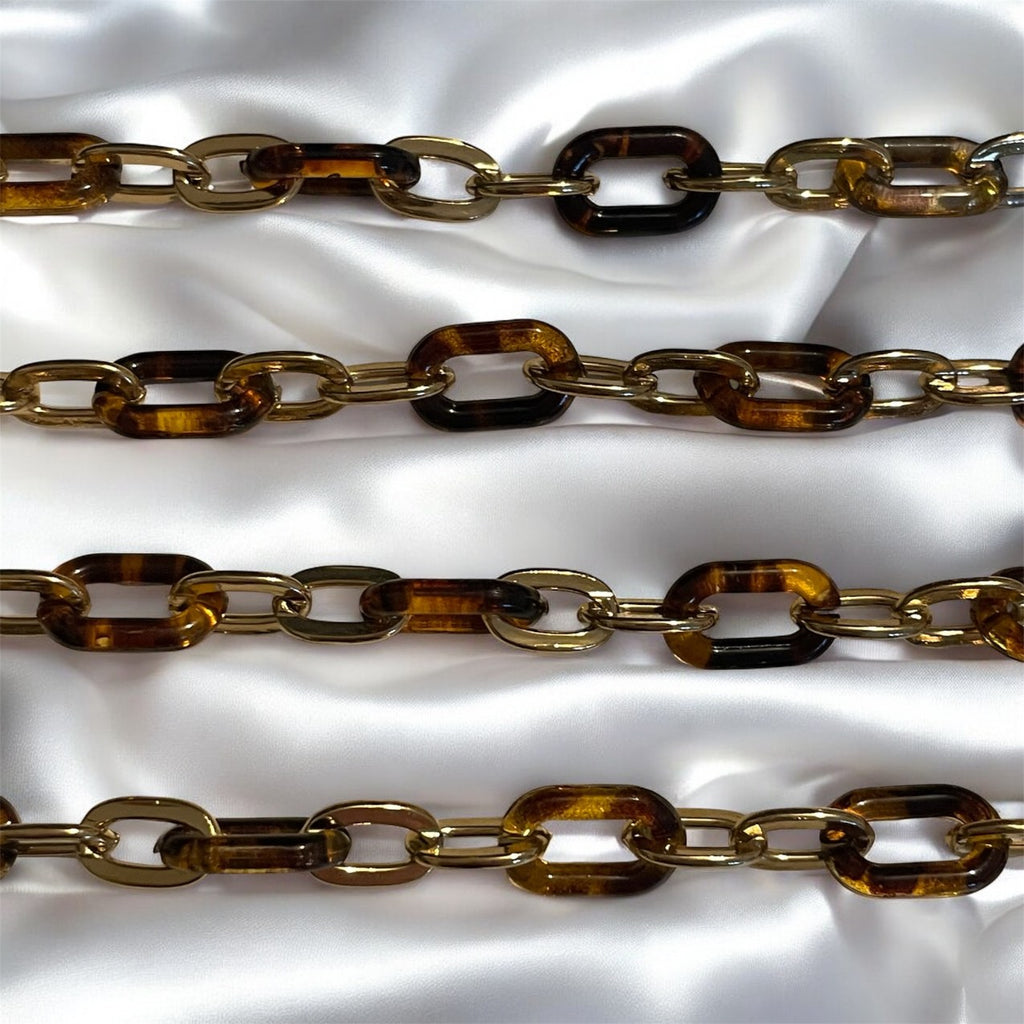 Collier Métamorphose brun