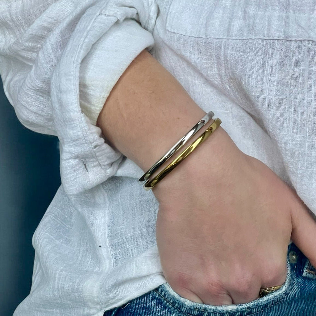 Bracelet jonc Simplicité - 4 mm