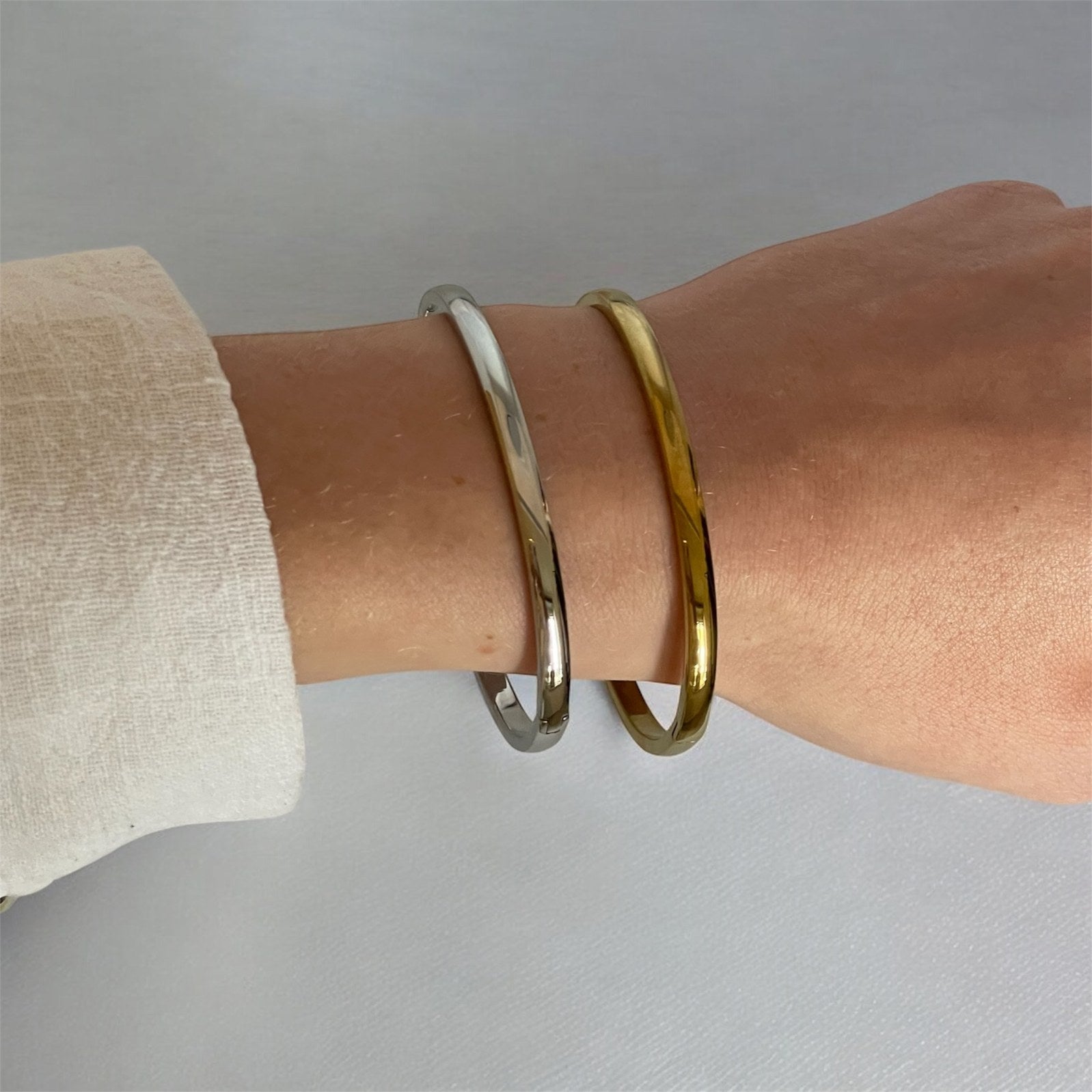 Bracelet jonc Simplicité - 4 mm